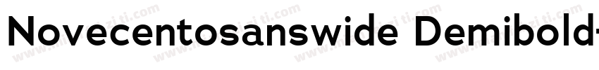 Novecentosanswide Demibold字体转换